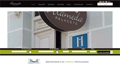 Desktop Screenshot of alamedapalacete.com